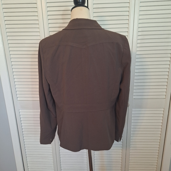 Atelier vintage mocha blazer jacket sz 12 *C - Picture 3 of 6